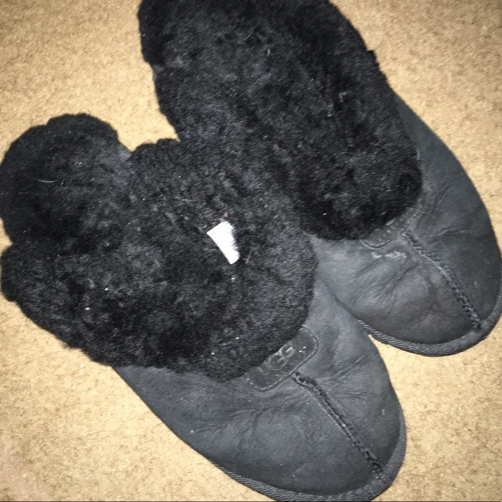 UGG coquette black slippers-Women’s size 8